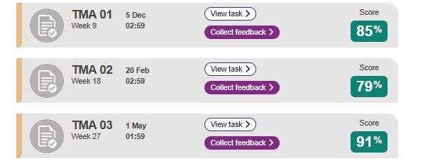Client feedback screenshot
